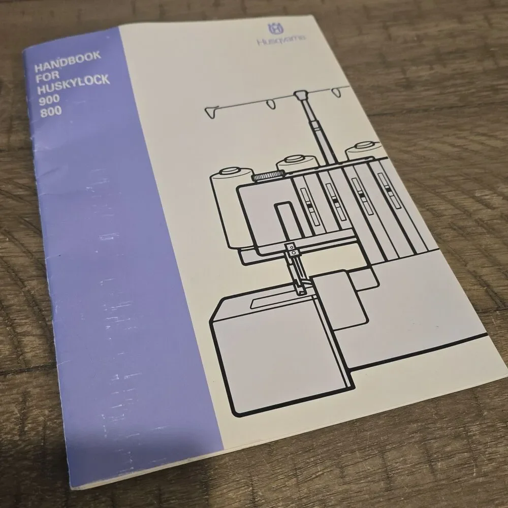 Vintage Husqvarna Viking Sewing Machine Model 900 Handbook Owner's Manual Binder